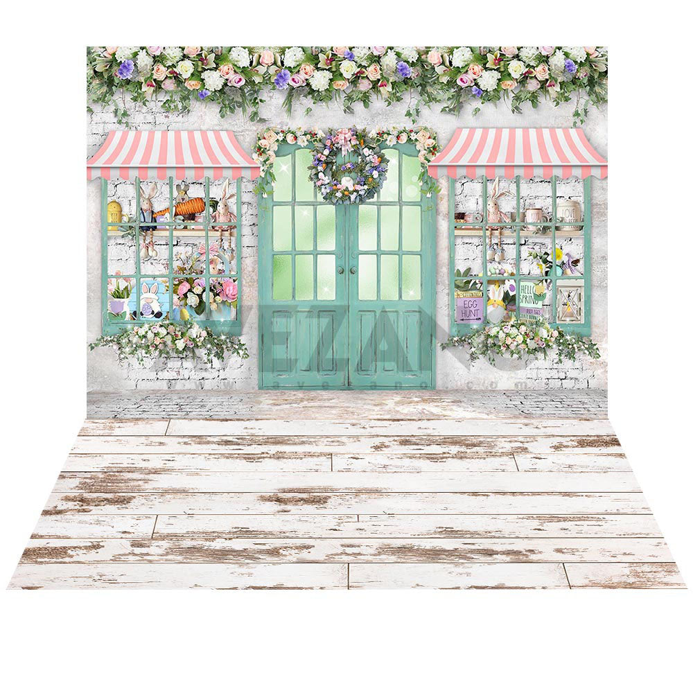 Avezano Spring Easter Theme 2 pcs Set Backdrop-AVEZANO